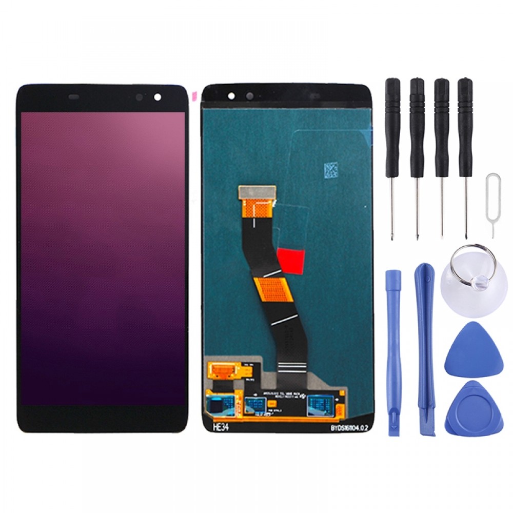 LCD Screen and Digitizer Full Assembly for Alcatel Idol 4s OT6070 / 6070k / 6070y / 6070 (Black)  Alcatel Idol 4s